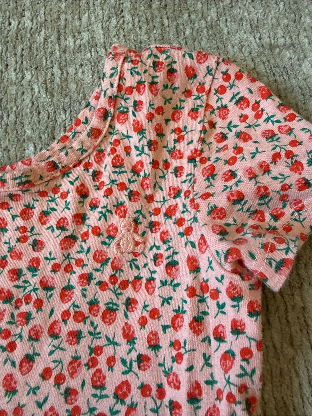 Baby Gap Brannan’s Favorites Pink Strawberry Print Dress 3 Years 100cm
